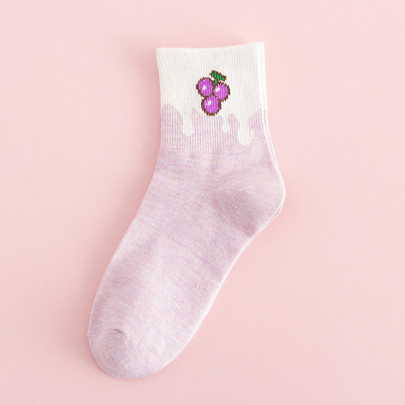 Fruit Strawberry Socks SE22862