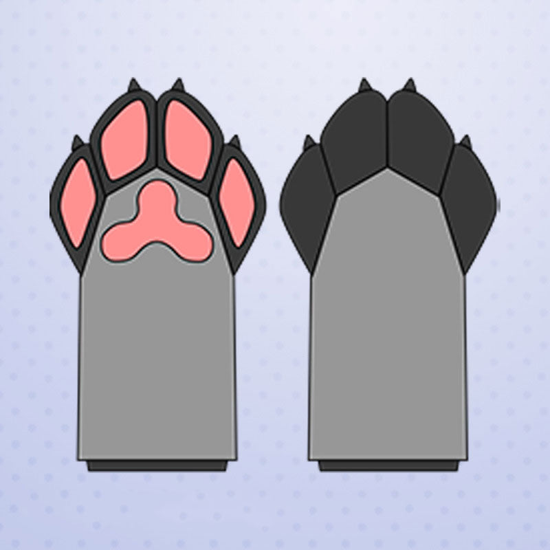 Fursuit Paws Fluffy Gloves SE22922