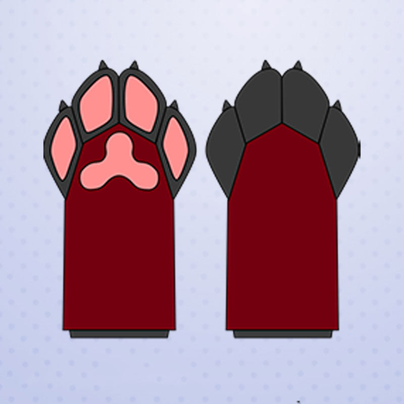 Fursuit Paws Fluffy Gloves SE22922