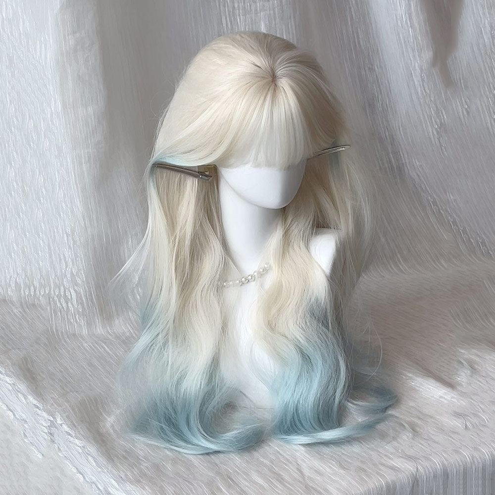 Gradient Blue Wigs SE23627