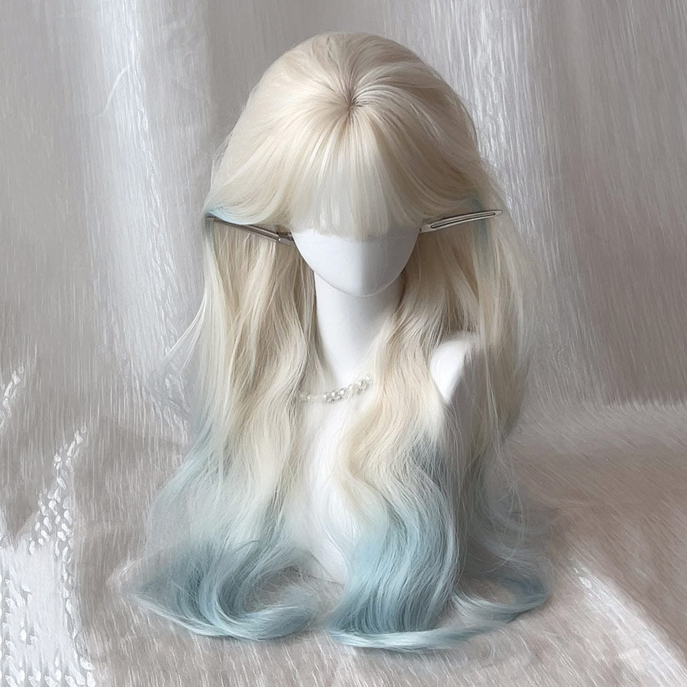 Gradient Blue Wigs SE23627