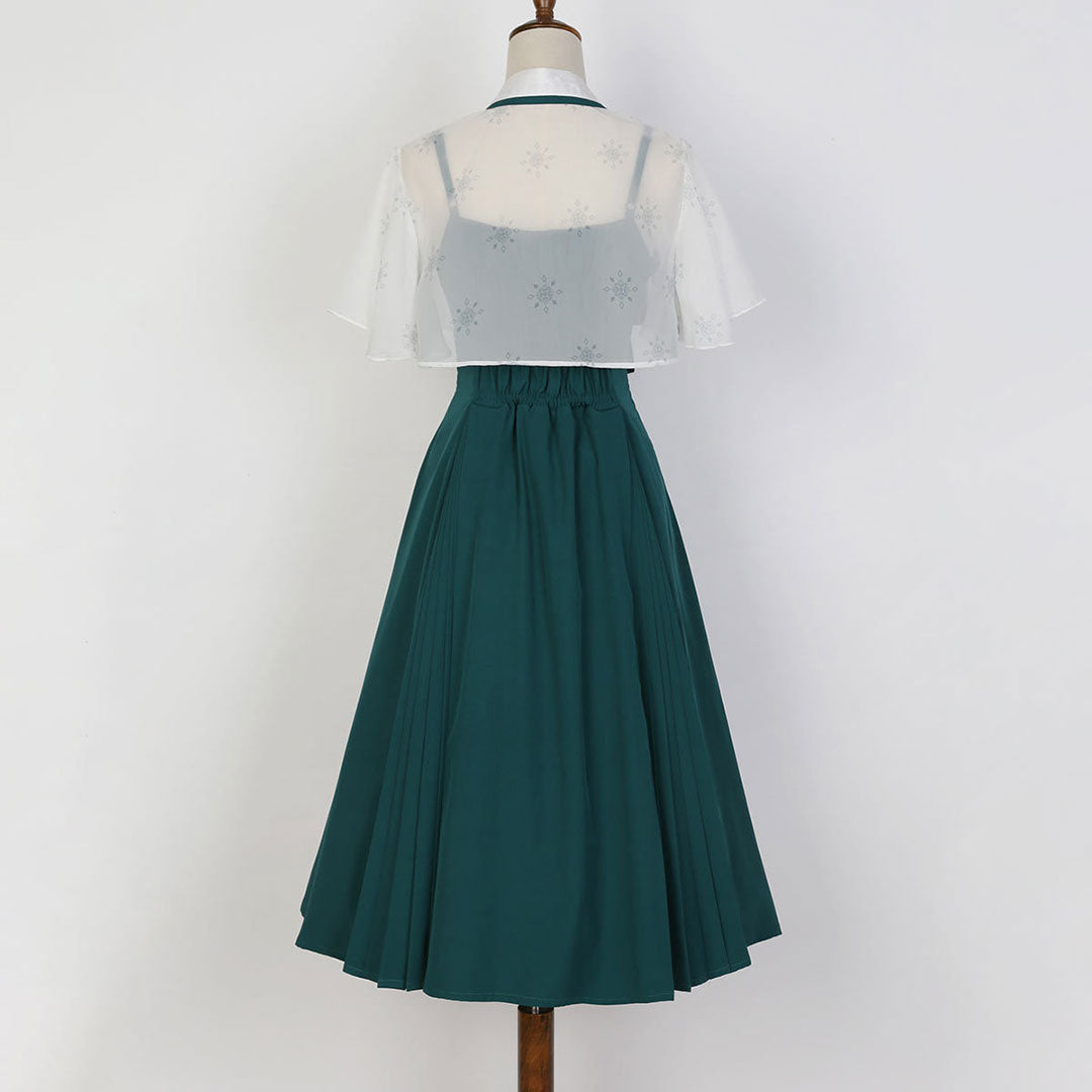 Green Flower Hanfu Dress Set SE22809