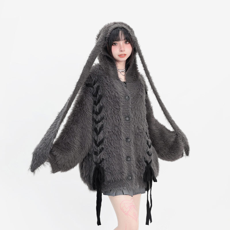 Grey Rabbit Mohair Sweater SE23747