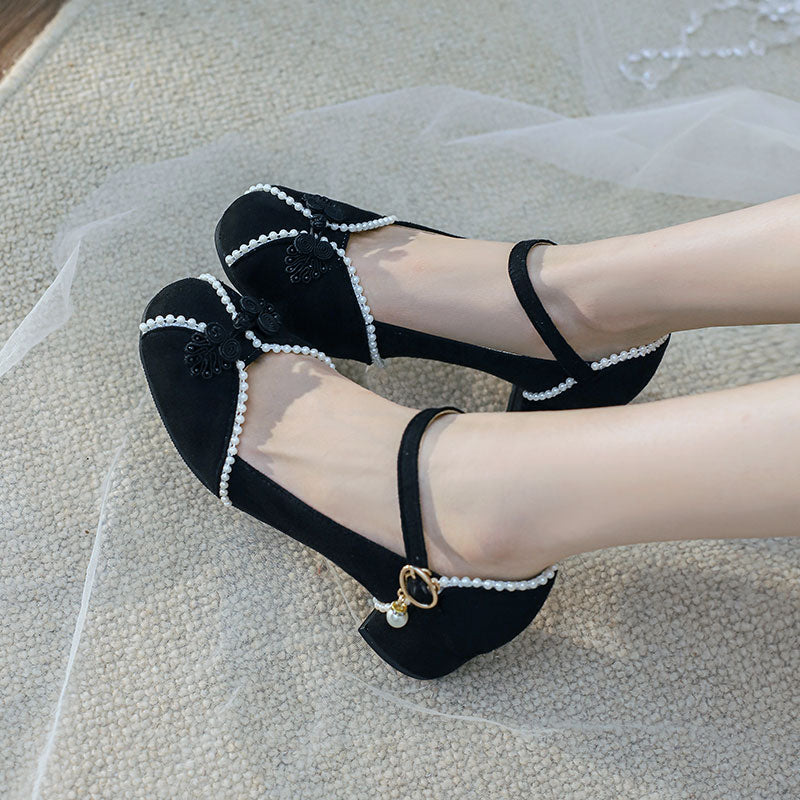 Hanfu Cheongsam Flower Shoes SE22942