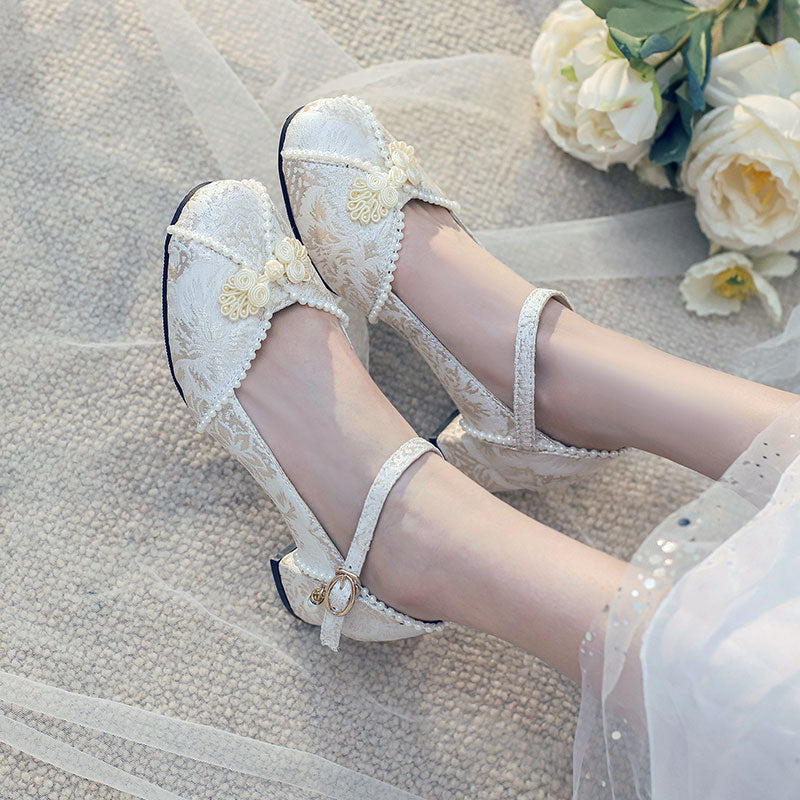 Hanfu Cheongsam Flower Shoes SE22942