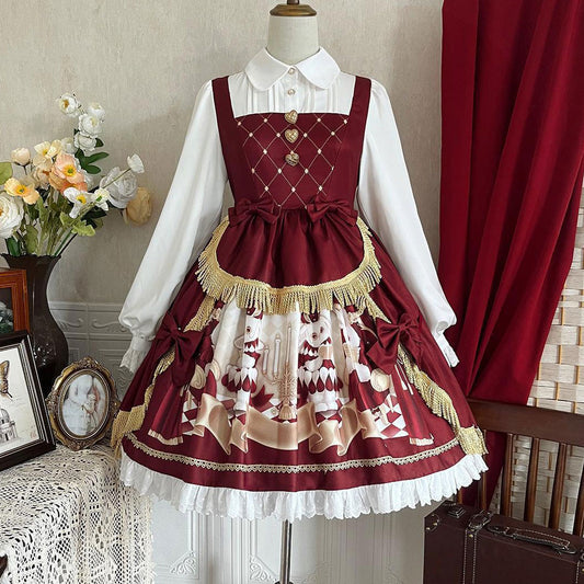 Kawaii Bunny Bow Fringe Dress SE23344