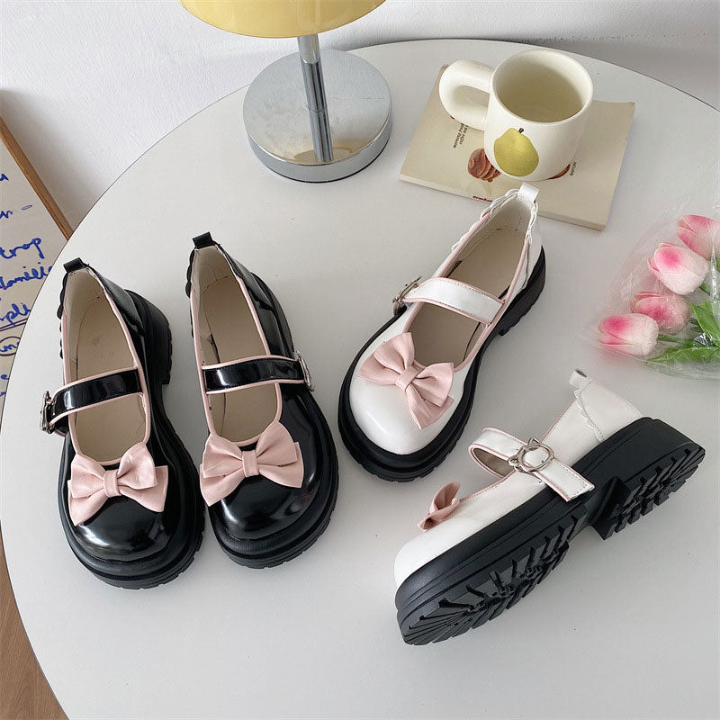 Kawaii Cat Bow Shoes SE22824