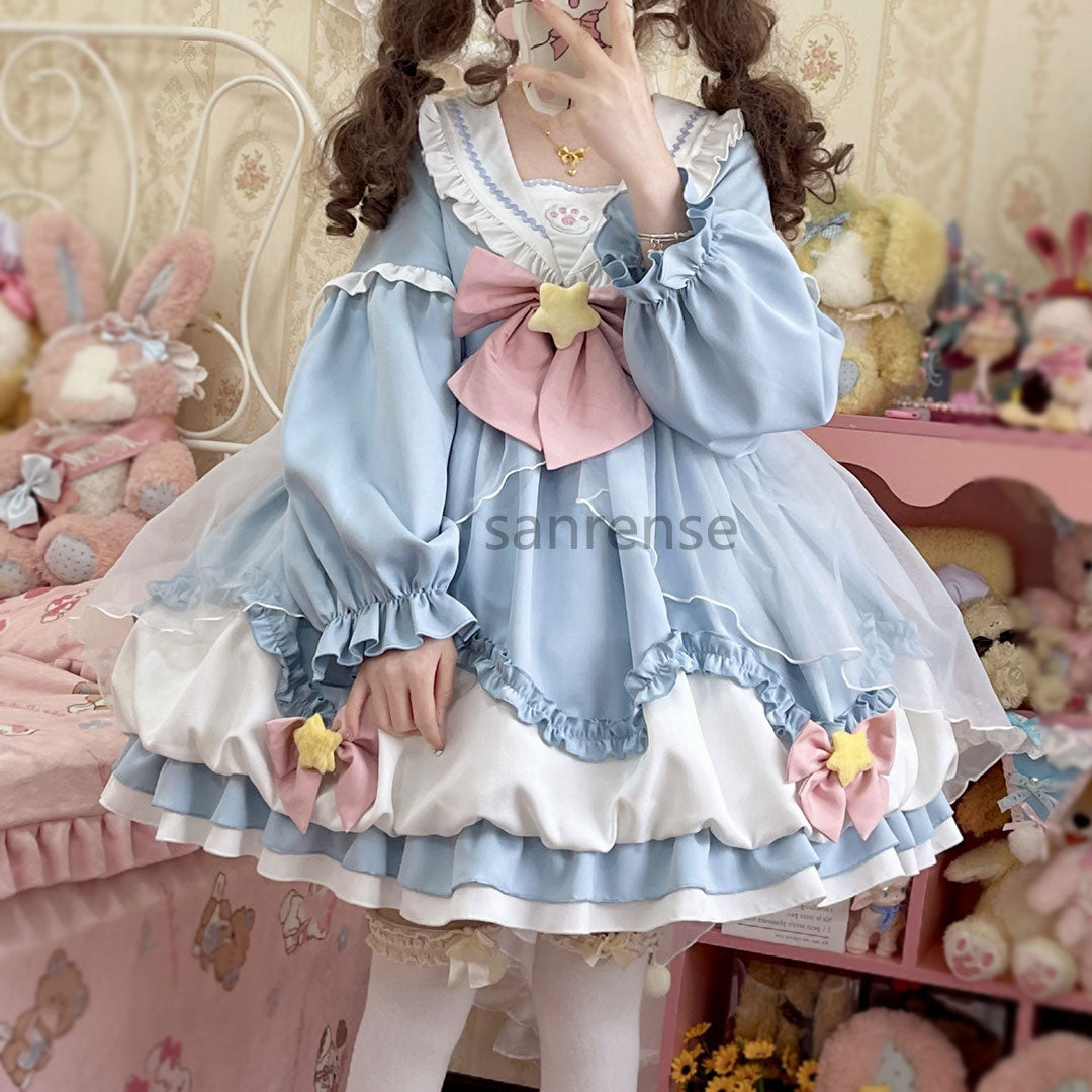 Kawaii Cat Claw Bow Dress SE23303