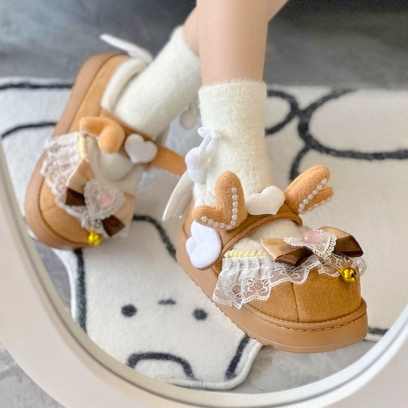 Kawaii Deer Warm Shoes SE23403