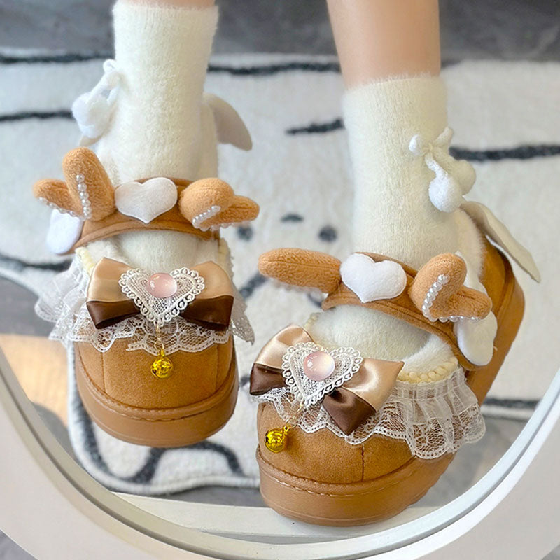 Kawaii Deer Warm Shoes SE23403