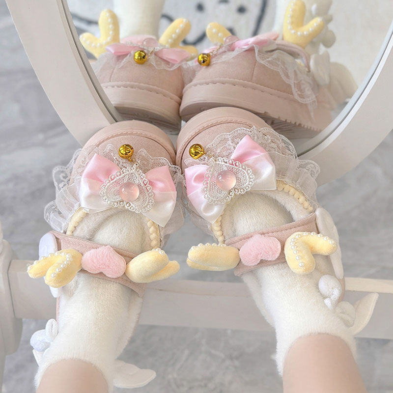 Kawaii Deer Warm Shoes SE23403