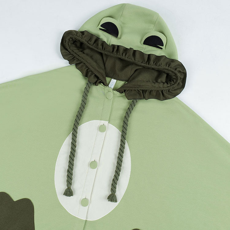 Kawaii Frog Cape Hooded Coat SE22797