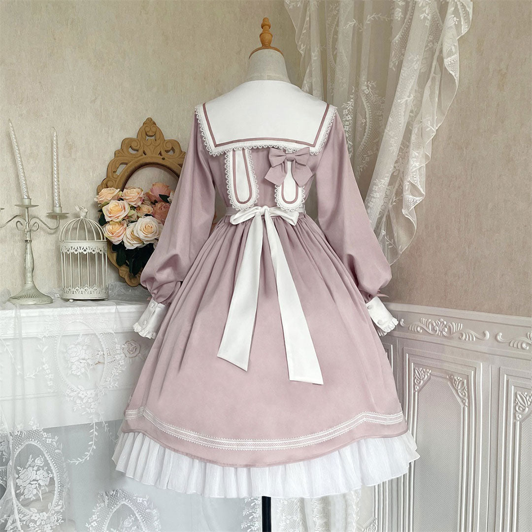Kawaii Lolita Lace Bow Dress SE23753