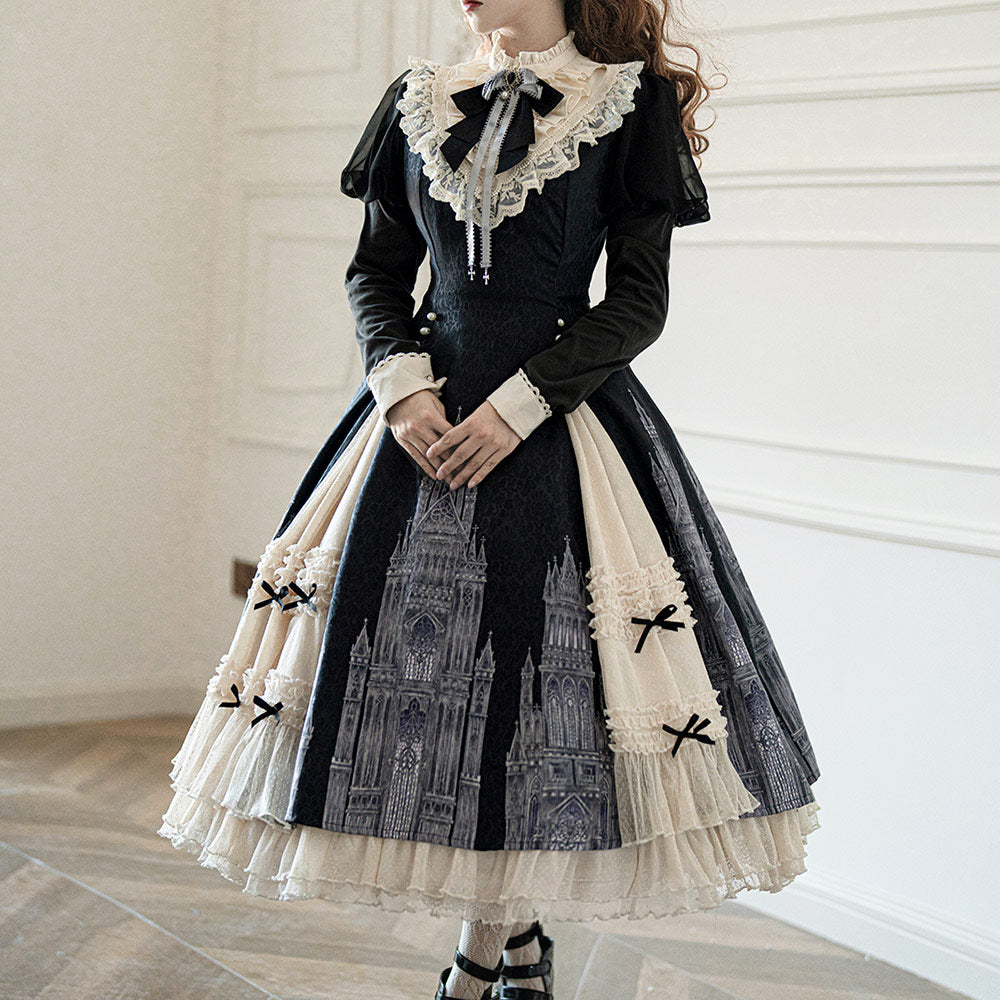 Lace Bow Castle Dress SE23736