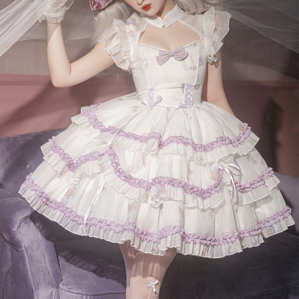 Lace Bow Lolita Dress SE22717