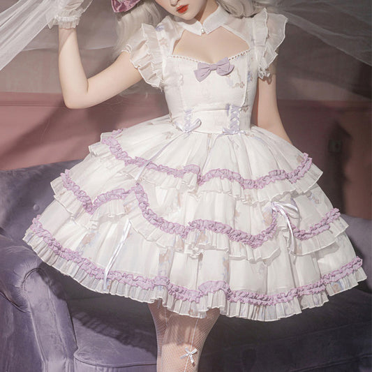 Lace Bow Lolita Dress SE22717