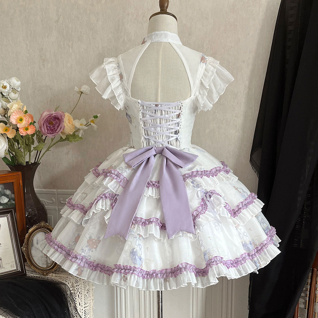 Lace Bow Lolita Dress SE22717