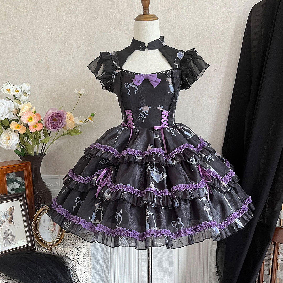 Lace Bow Lolita Dress SE22717