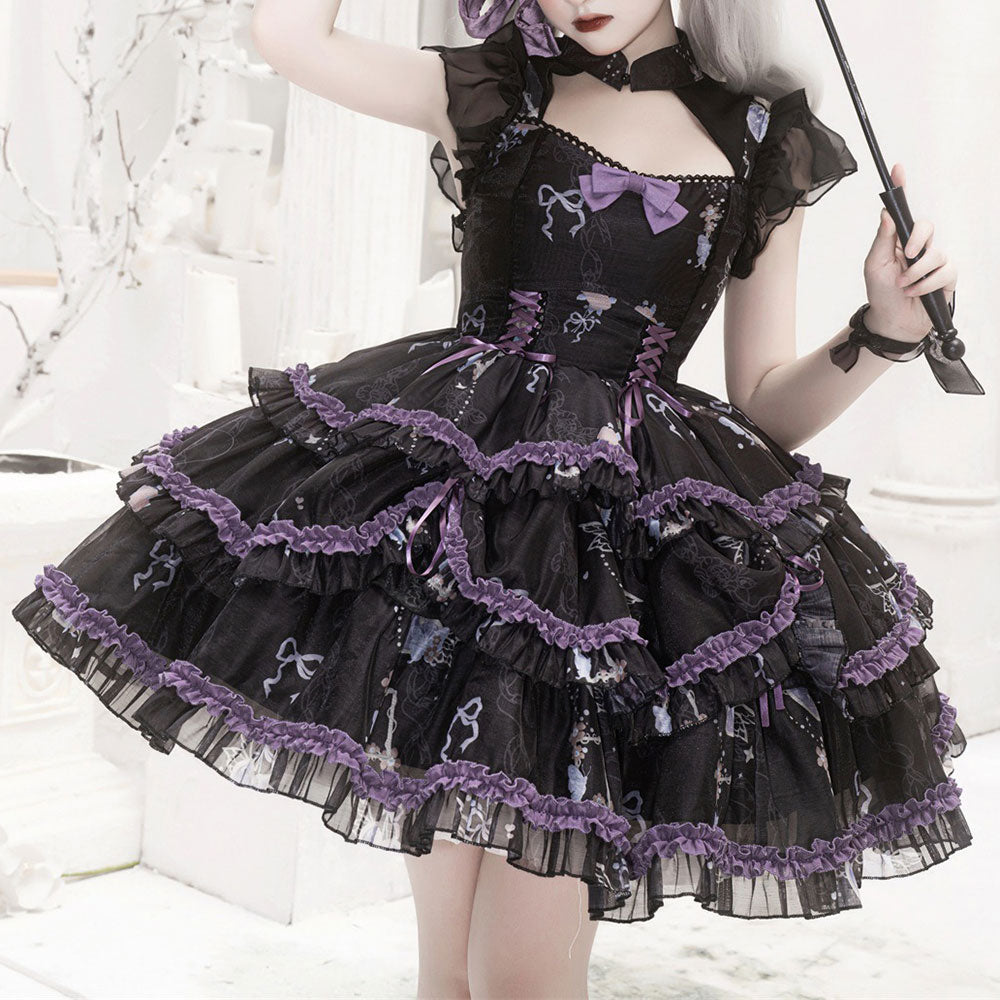 Lace Bow Lolita Dress SE22717