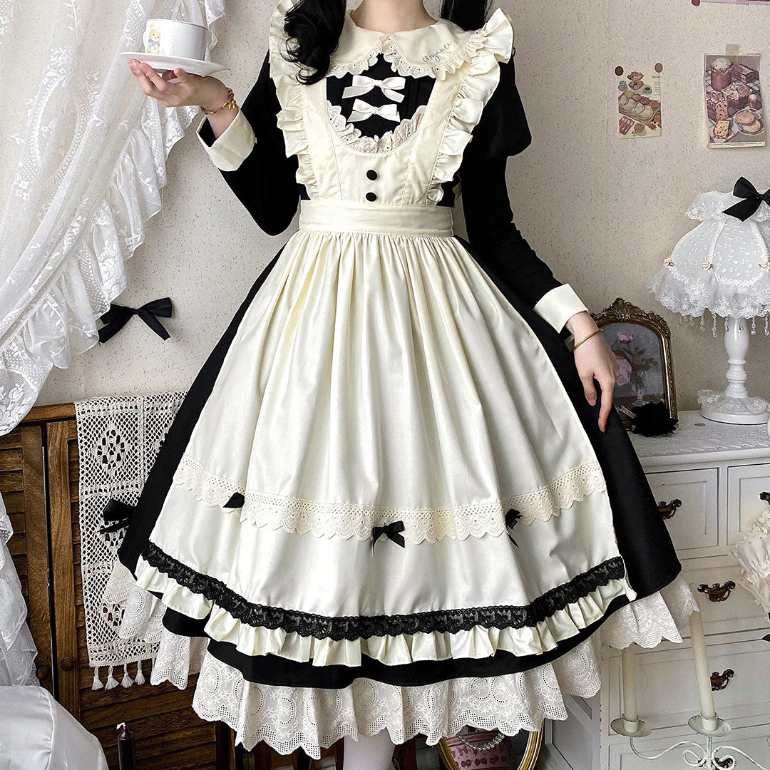 Lace Bow Maid Dress SE23320