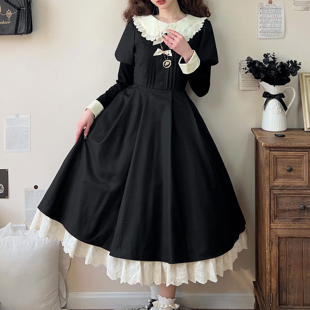 Lace Bow Maid Dress SE23320