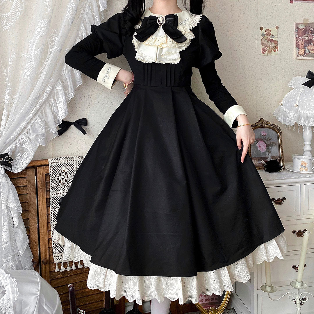 Lace Bow Maid Dress SE23320
