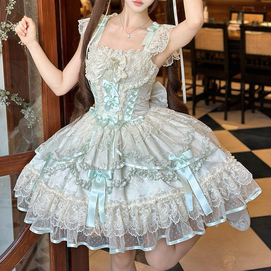 Lace Bow Princess Dress SE23618