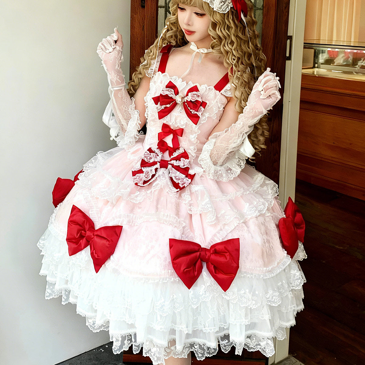Lace Bow Princess Dress SE23901