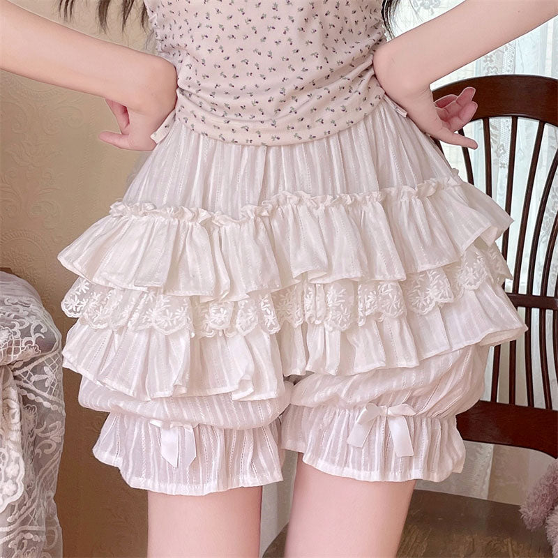 Lace Bow Pumpkin Pants SE23267