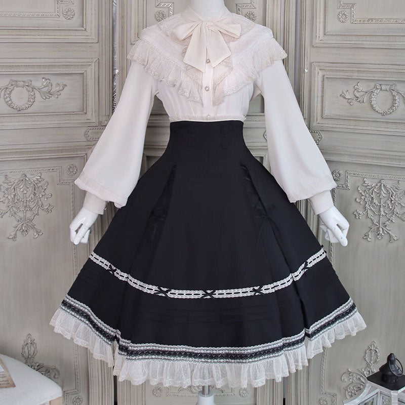 Lace Bow Skirt SE22731