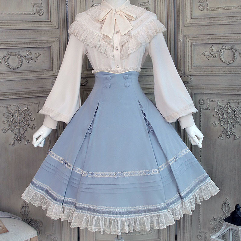 Lace Bow Skirt SE22731