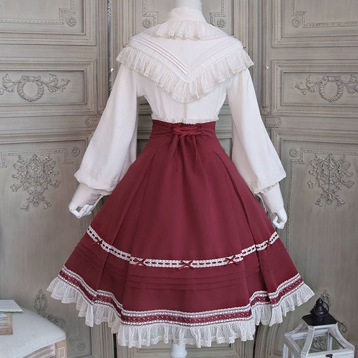 Lace Bow Skirt SE22731