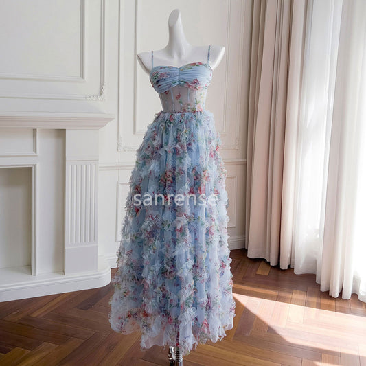 Lace Floral Mesh Dress SE23302