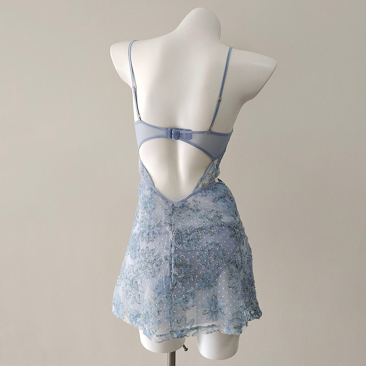 Lace Floral Pajama Dress SE23605