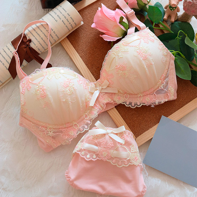 Lace Flower Bow Underwear SE23607