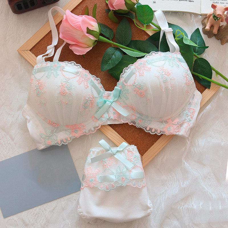 Lace Flower Bow Underwear SE23607