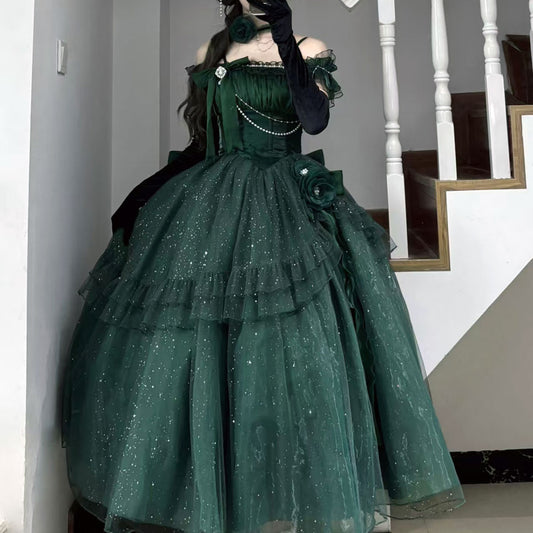 Lace Flower Princess Dress SE23521