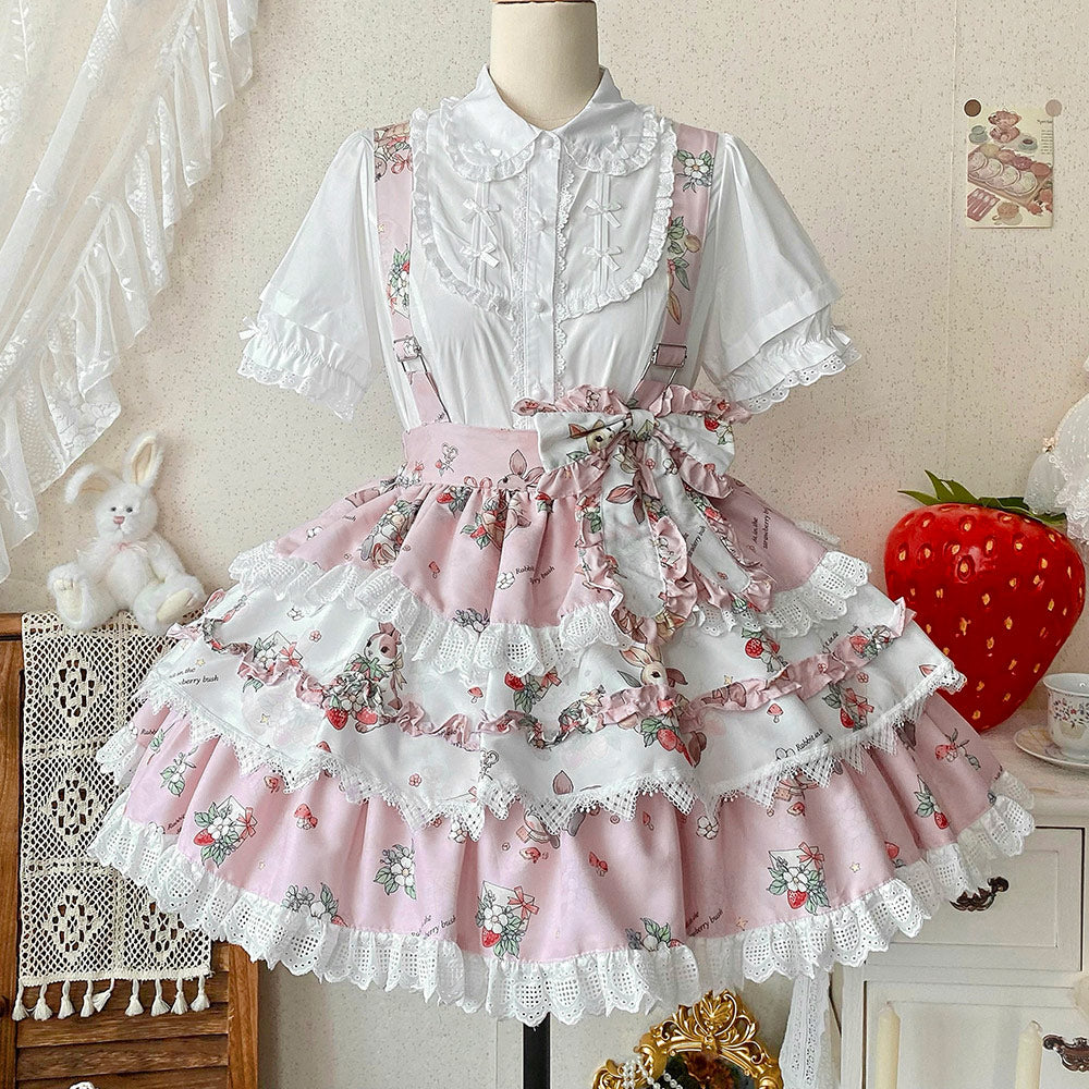 Lace Rabbit Bow Skirt SE23732