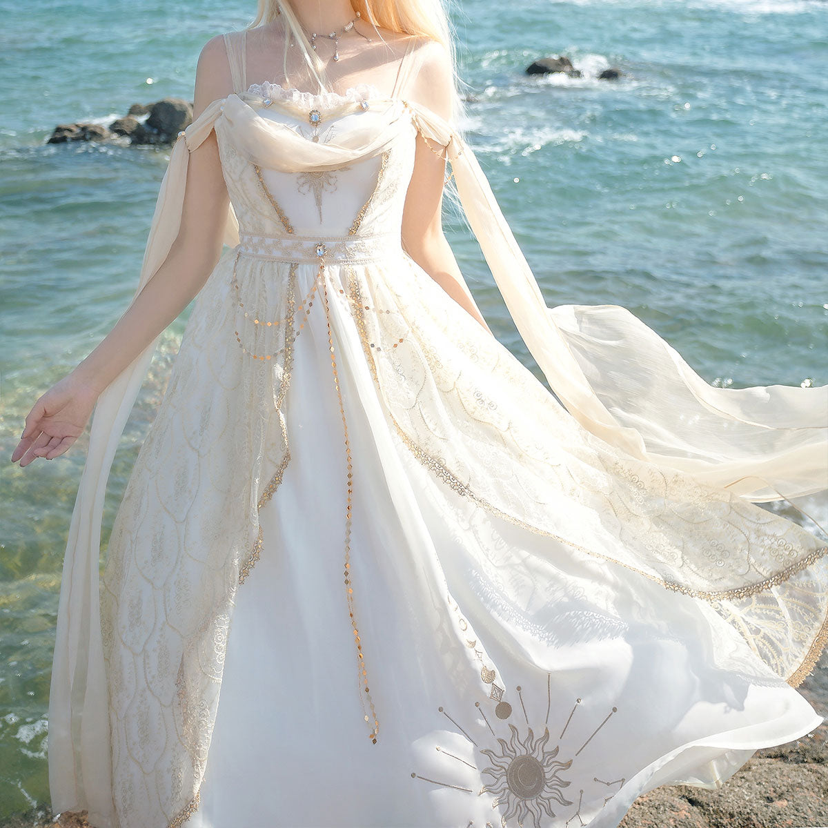 Lace Star Moon dress SE23337
