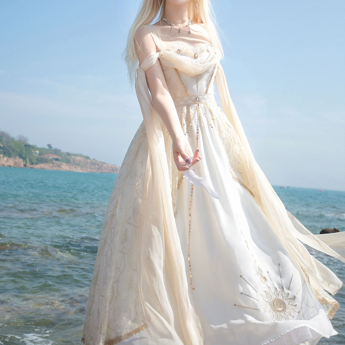 Lace Star Moon dress SE23337