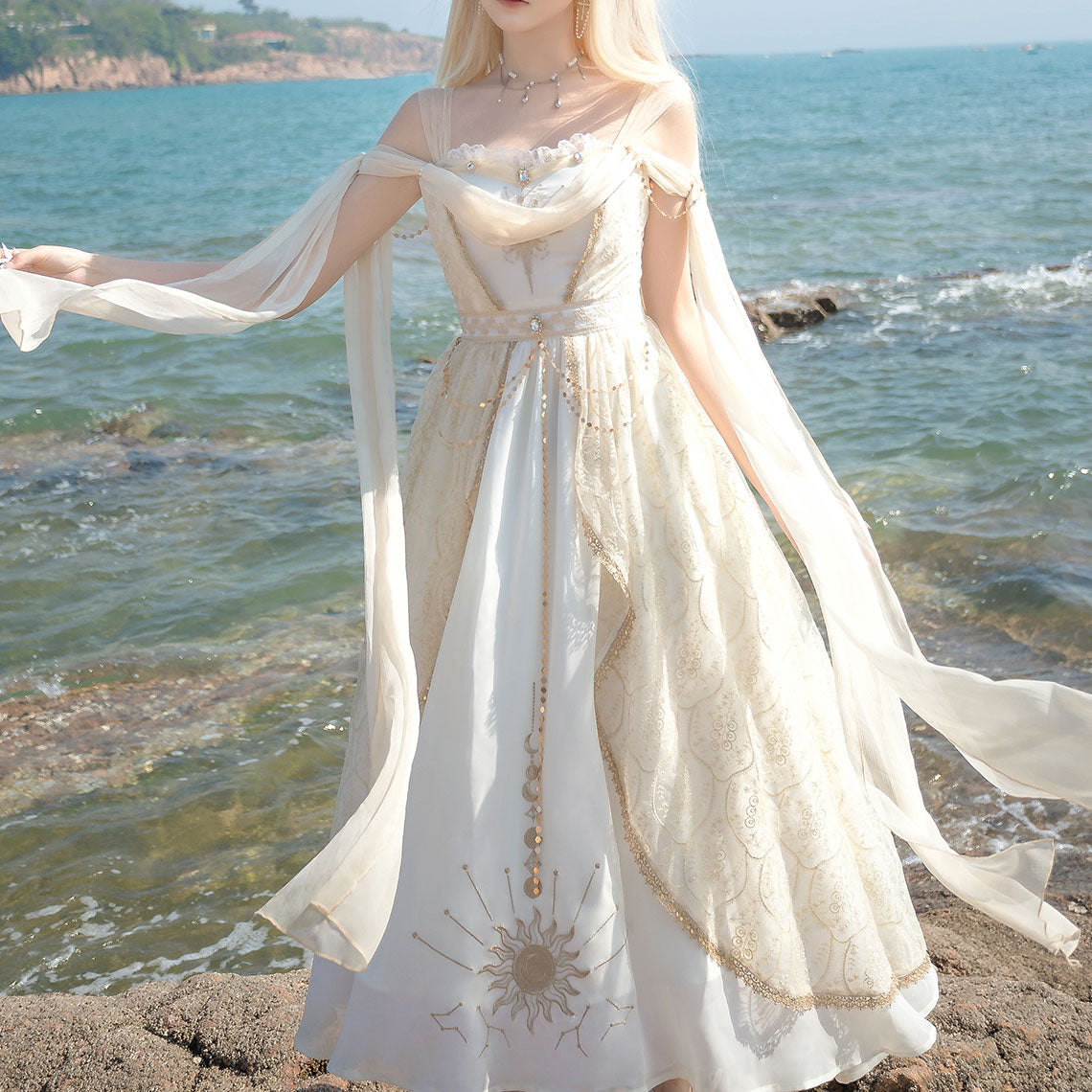 Lace Star Moon dress SE23337
