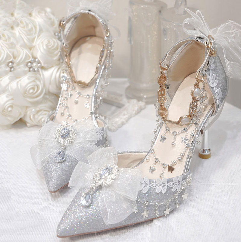 Lace butterfly Lolita shoes SE23342
