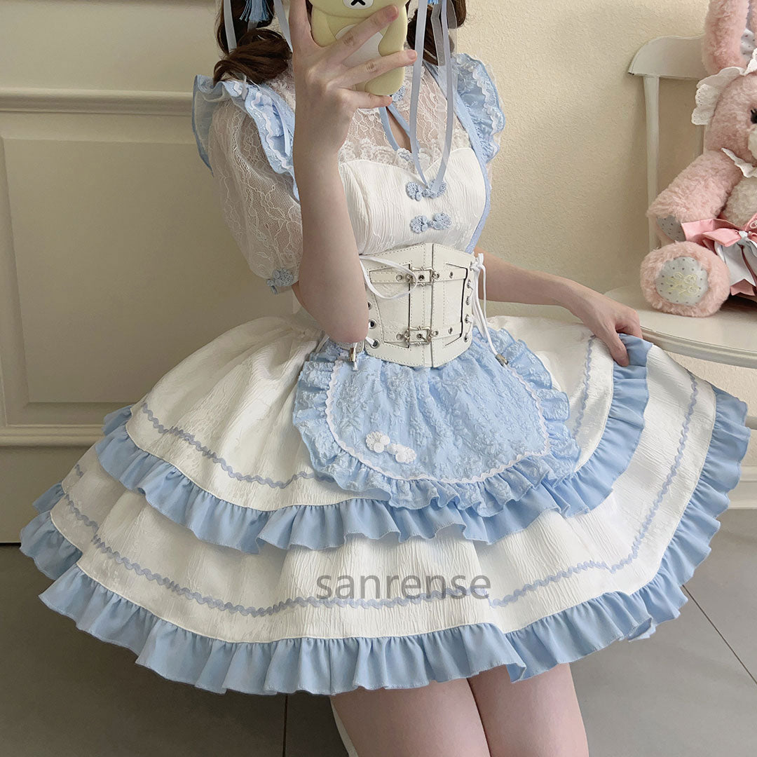 Lace Flower Dress SE23311
