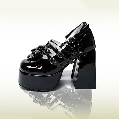Lolita Bow Heels Shoes SE23149