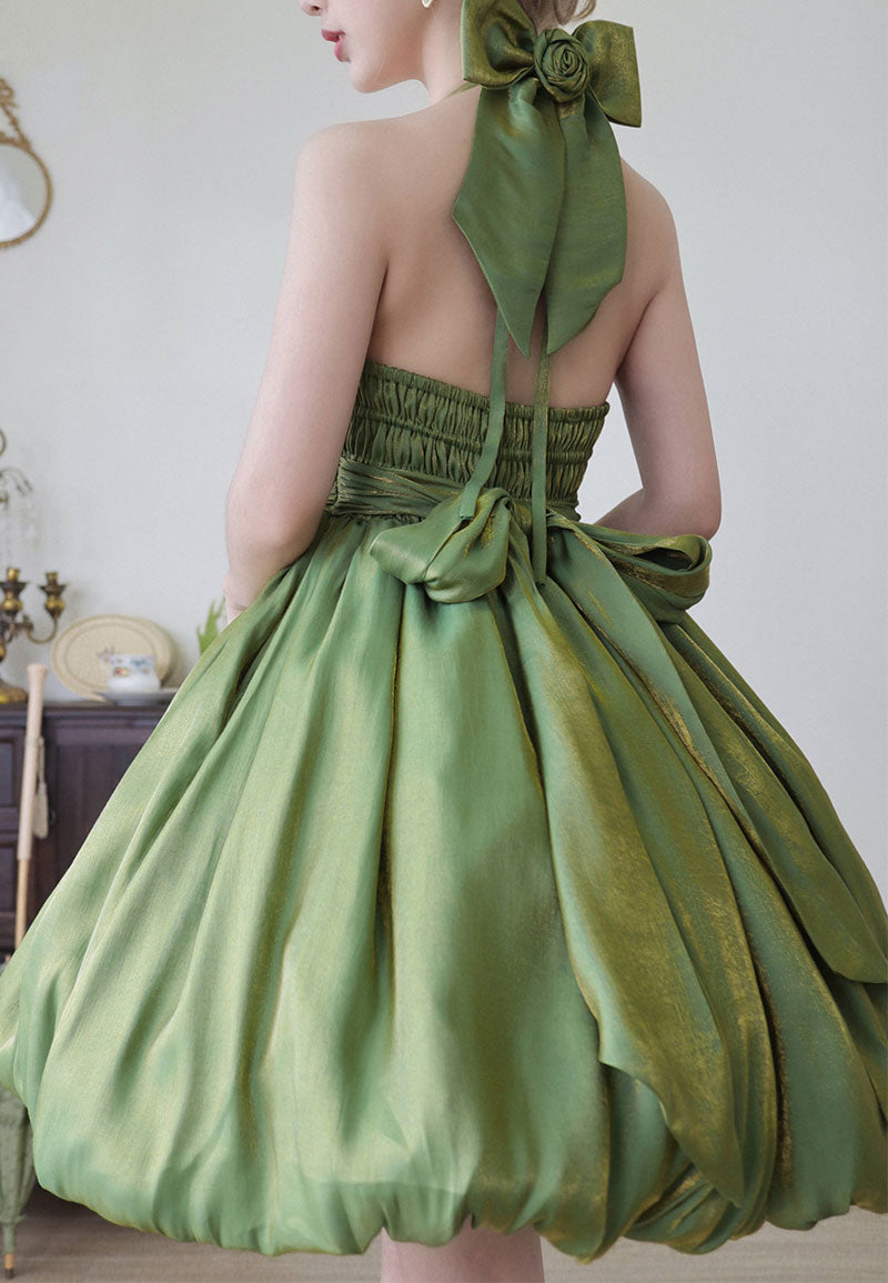 Lolita Bow Rose Flower Dress SE22775