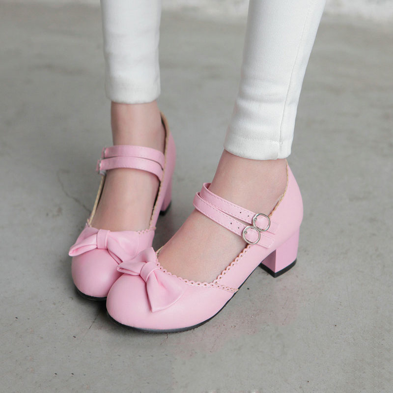 Lolita Bow Student Shoes SE22928