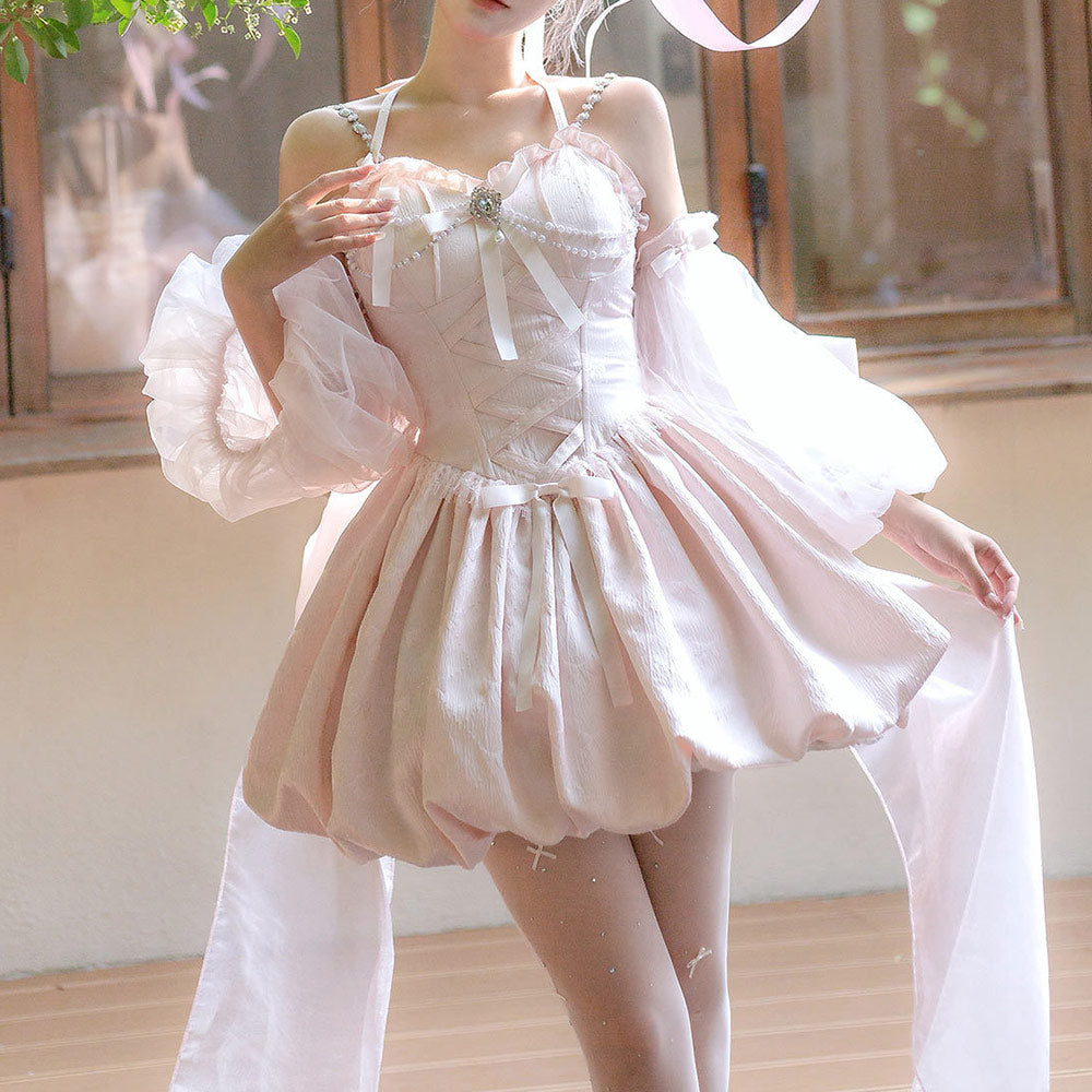 Lolita Pink Bow Dress SE23691