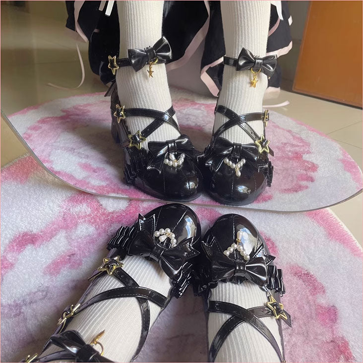 Lolita Star Bow Shoes SE22871