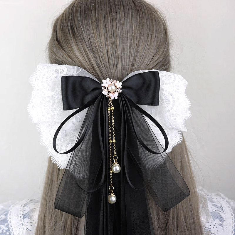 Long Tail Bow Hair Pin SE23006