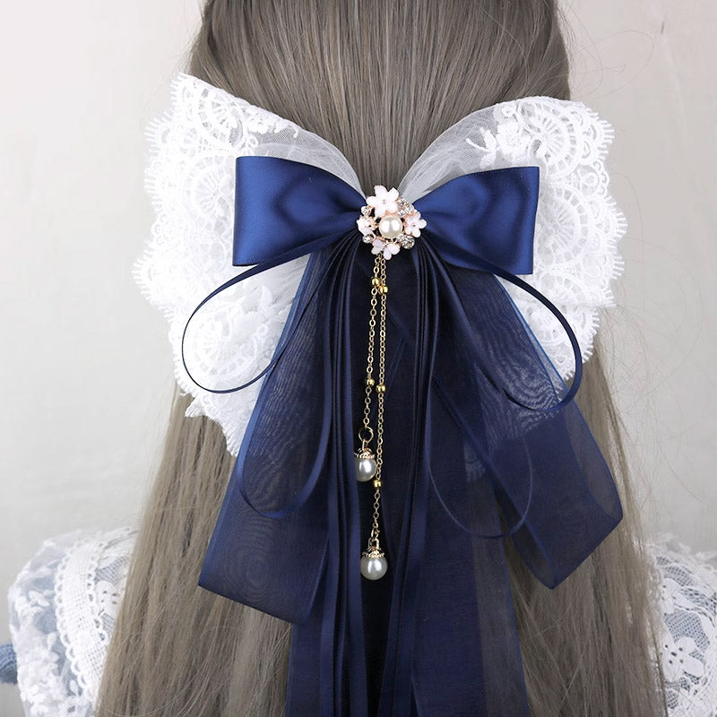 Long Tail Bow Hair Pin SE23006